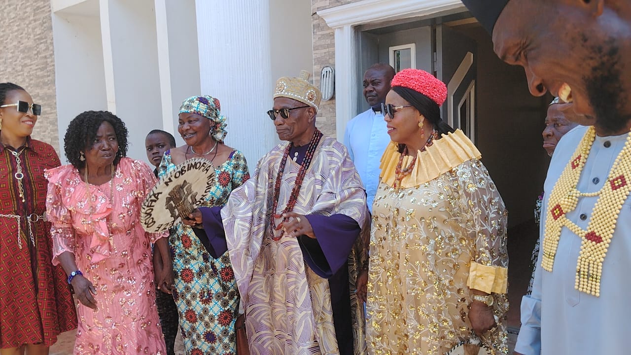 Photograph of the Maiden New Yam Festival celebration, Obinofia Ndiuno — provisional pending authentic hospitality scenes
